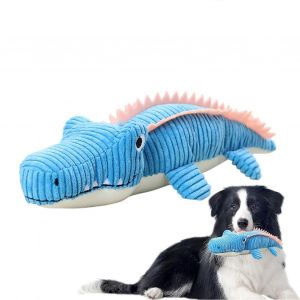 Peluche Crocodile Bleue R&iquest;&iquest;Sistante Aux Morsures, Jouet Pour Chien En Peluche Douce - Neuf