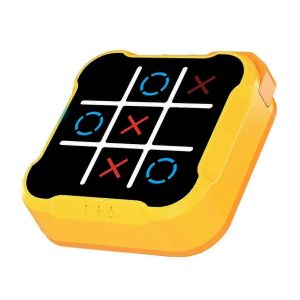 Jeu De Morpion, Jeu De M&eacute;moire Et De Casse-T&ecirc;te, Console De Puzzle Portable Rechargeable, Voyage Portable-Un - Neuf