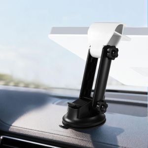 NouvelHorizonstore-Support Voiture pour Starlink Mini, Kit de Support Ventouse en Plastique &iquest;&iquest; Angle R&iquest;&iquest;glable pour Maintenir l'Antenne Parabolique Stable Pendant la Conduite(Noir) - Neuf