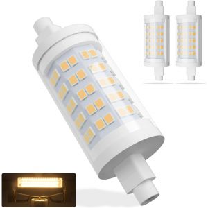 Kal-R7s Led 78mm, Blanc Chaud 3000k 10w Ampoules Led Non Dimmables R7s 1000lm Ac 190-2600v, Equivalent 100w Ampoules Halogènes J78 R7s - Neuf