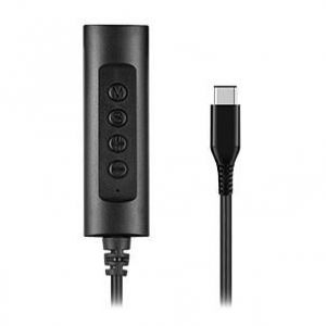 Hamlet HHEADA-UC changeur de genre de c&acirc;ble USB-C 3.5mm Noir - Neuf