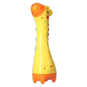 Microphone Pour Bebe En Forme De Cerf, Jouet De Karaoke Sans Fil, Conteur D'histoires Pour Enfants De 3 Ans Et Plus, Jaune - Neuf