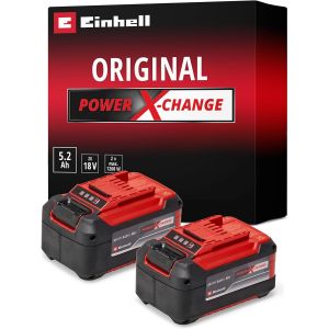 MEVRONISSHOP-Double Batterie 5,2 Ah Twinpack Power X-Change (Lithium-ION, 18 V, pour Tous Les appareils Einhell Power X-Change) - Neuf