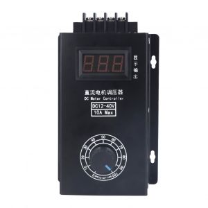 XYONG Controleur de moteur a courant continu, regulateur de vitesse de moteur a balais, regulateur de vitesse universel PWM en continu, DC12-40 V 10 A - Neuf