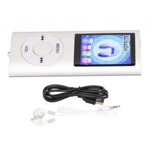 Lecteur MP3 portable multifonction avec ecran couleur de 1,8 pouce, argent - Neuf