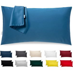 Cauc-Taie D'oreiller 40x60 Microfibre Premium Lot De 2 Housse Coussin Pour Coussins Canap&eacute;/Lit Tissu Super Doux Resistant Et Lavable Hypoallerg&eacute;nique Anti-Acariens Avec Fermeture &Eacute;clair Invisible - Neuf