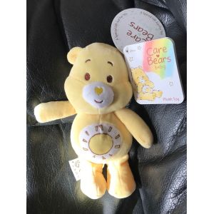 Peluche Doudou Bisounours Jaune Care Bears Baby 20cm - Neuf