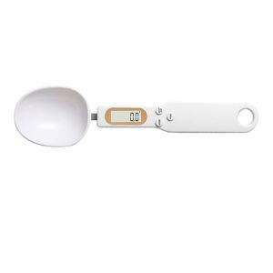 Balance De Cuisine Numérique Électronique Lestée 500 G/0,1 G Avec Écran Lcd Blanc - Neuf