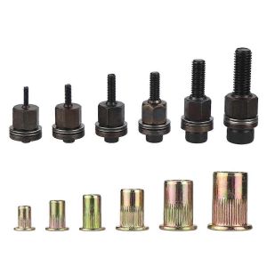 Écrou de sertissage Outil Perceuse Adaptateur M3//M5/M6/M8/M10 Rivetage manuel Fileté Électrique Manuel sans fil Rive - Neuf