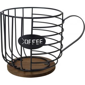 CMWS-Panier pour Dosettes de Caf&eacute;, Organisateur de Dosettes de Caf&eacute;, Panier de Rangement pour Capsules de Caf&eacute; pour Comptoir, Maison, Bureau(P2007A05) - Neuf