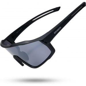 Lunettes De Cyclisme Polarisées Avec Protection Uv400 Lunettes De Soleil De Sport Tr90 Monture Flexible Lunettes De Protection Rapides Pour Enfants, Hommes Et Femmes[Z1276] - Neuf