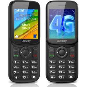 MEVRONISSHOP-T&eacute;l&eacute;phone Portable 4G LTE Mini Basique D&eacute;bloqu&eacute; - Autonomie Longue Dur&eacute;e Double SIM Bluetooth Appareil Photo 1000mAh Compatible Tous Op&eacute;rateurs T&eacute;l&eacute;phone d'urgence ou Secondaire - Neuf