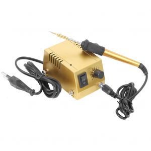 XYONG Mini station de soudage a temperature constante, fer electrique reglable a 10 vitesses (prise UE 250 V 6 A) - Neuf