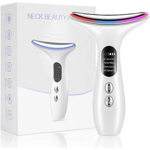 Appareil De Massage Facial Barsinfi Contre Les Rides, Appareil De Beaut&eacute; Du Visage Avec 4 Modes, Appareil Anti-Rides 45 &deg;C Pour Raffermir Et Lifter La Peau, Blanc - Neuf