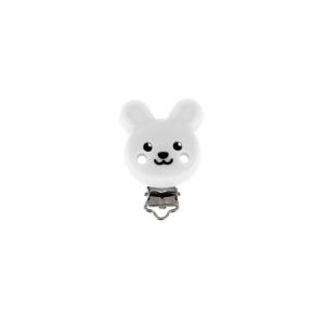 Attache T&eacute;tine En Silicone Bohin Kids : Essentiel Pour La S&eacute;curit&eacute; De B&eacute;b&eacute; - 6 Cm - Bohin Kids Blanc - Neuf