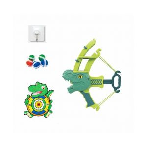 Ensemble De Fléchettes Velcro Dinosaur Avec 5 Balles Collantes Et Un Arc - Jeu Amusant Et Sûr Pour Les Enfants De 3 À 9 Ans, Cadeau Idéal Pour L'apprentissage Actif ! - Neuf