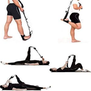 Sangle D'&eacute;tirement Des Pieds R&eacute;glable Pour Le Sport - Ceinture D'&eacute;tirement Des Ligaments Durable Pour Le Yoga, Le Pilates Et L'entra&icirc;nement De Flexibilit&eacute; - Neuf