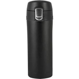 Bouteille Isotherme 300 Ml En Acier Inoxydable | Garde Chaud 6h, Froid 12h | Étanche Et Anti-Fuites | Compacte Et Légère | Idéale Pour Les Voyages | | Noir - Neuf