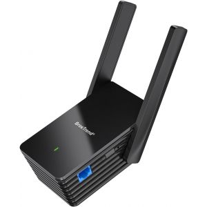 VornixorSarlshop-AX1500 Mbps Pont WiFi Ethernet aevc Gigabit LAN Port, Bi-Bande Adaptateur WiFi Ethernet pour Imprimante, TV, Console de Jeux, Cam&eacute;ra IP, Xbox, PC, etc. Antenne Wi-FI Bridge RJ45 Puis - Neuf