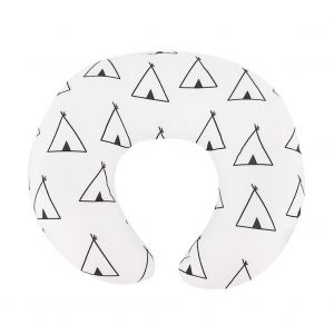 Coussin Appui-Tete Pour Siege De Securite Pour Enfant, Coussin De Nuque Pour Bebe, Coussin Multifonctionnel (Motif Triangulaire) - Neuf