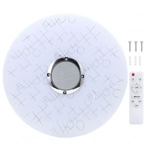 Hjlian Plafonnier Led Intelligent 36 W 220 V Avec Fonction De Gradation Rvb Et Telecommande + Application Mobile Pour Chambre A Coucher Et Salon (220 V) - Neuf