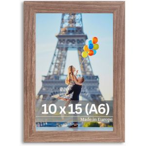 Cadre Photo Klee 13x18 cm en Beige - Simple et Moderne en Bois - Ch&acirc;ssis pour l'image 13x18 - Neuf