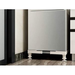 Support &agrave; base r&eacute;glable pour lave-linge et r&eacute;frig&eacute;rateurs - Neuf