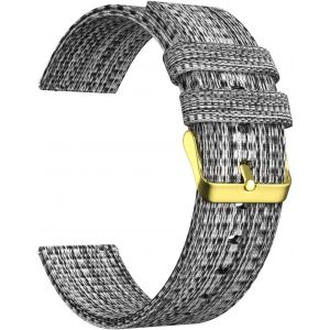 Eryi-Nylon Bracelet Montre Bracelet Montre - 16mm, 18mm, 20mm, 22mm, 24mm Montre Bracelet Avec Acier Inoxydable Boucle - Neuf