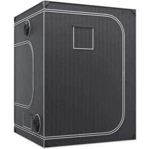 Tente de Culture-Duoku-5x5, 60'' x 60'' x 80''-Tente Hydroponique Mylar 2000D Hautement R&eacute;fl&eacute;chissante-avec Fen&ecirc;tre d'observation - Neuf