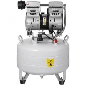 Compresseur d'Air Vertical-Duoku-6,6 Gallons-Ultra silencieux-R&eacute;servoir de 30 L-Compresseur Silencieux &agrave; Faible Bruit de 850 W - Neuf