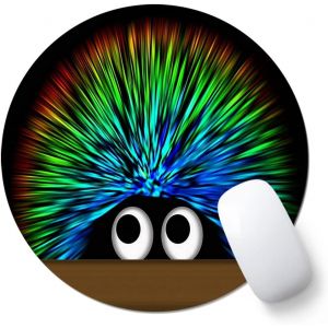 Tapis de Souris Rond 20 x 20 cm Petit avec Motif Animal Tapis de Souris pour Fille - Neuf