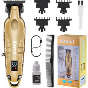 Tondeuse Professionnelle 2293 Pour Homme Avec Lame En T, Rechargeable Sans Fil - Neuf