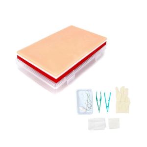 Coussin d'entra&icirc;nement de suture Tampon de peau de couleur chair pour les fournitures de pratique d'&eacute;tudiant - Neuf