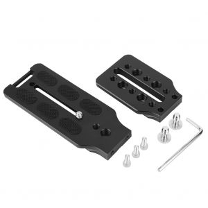 Support universel en metal epais pour appareil photo, fixation rapide verticale en L, poignee - Neuf