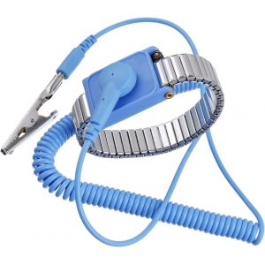 Réutilisable Filaire Anti-Statique Bracelet, Rapide À Réaliser Pince Crocodile Pour Dissiper L'électricité, La Mise À La Terre De La Solution Pour L'équipement Électronique Sensible - Neuf