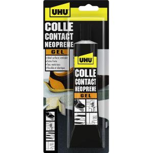 Contact n&eacute;opr&egrave;ne gel - Colle super forte universelle et g&eacute;lifi&eacute;e, ne goutte pas et ne file pas, adh&egrave;re imm&eacute;diatement, transparente, tube 120g - Neuf