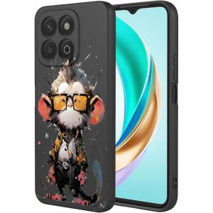 Kal-Silicone Coque Pour Honor X6b 4g, Antichoc Souple Soyeux Très Mince Premium Tpu Housse, Élégant Simple Mignon Motif Étui, Anti-Rayures Tissu Microfibre, P10 - Neuf
