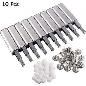 Amortisseur de porte,10pcs tampon d'amortisseur pousser pour ouvrir le loquet,pousser pour ouvrir le tampon d'amortisseur du système - Neuf