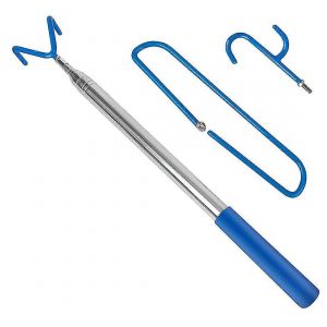 Poteau Golf Retriever Avec 3 Crochets,Pince Extensible De 1,4 Pi &Agrave; 16 Pi - Neuf