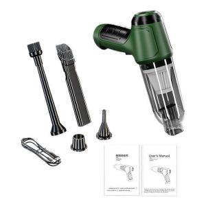Mini aspirateur de voiture portable sans fil (vert) - Neuf