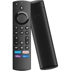 T&eacute;l&eacute;commande Vocale (4 Gen) Pour Amz Smart Tv Stick (4K, Cube, 2 Gen, 3 Gen, Lite), Pour Insignia/Toshiba/Pioneer Tv Avec 4 Touches De Raccourci[TEL9122085] - Neuf