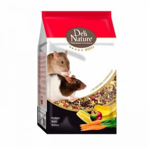 Nourriture Pour Rats - Deli Nature - 2,5 Kg - Pomme - Morceau Et Flocon - Alimentation &Eacute;quilibr&eacute;e - Neuf