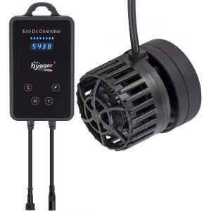 Meimie-Mini Pompe À Vagues Pour Aquarium,Pompe De Brasmagnétique Dc Avec Contrôleur À Affichage Led,Aquarium Water Pump,Pompe De Circulation D'eau D' De 6000 L/H,Pour L'eau Douce Et Salée - Neuf
