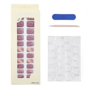 Faux Ongles Portables, Colle Gelee, Enveloppements Complets, Faux Ongles Artificiels Surs Avec Kit D'outils Pour Ongles Pour Femmes Et Filles B08 - Neuf