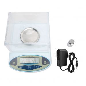 Balance electronique de laboratoire analytique 500 g x 0,001 g 1 mg avec poids de 200 g 100-240 V (prise americaine) - Neuf