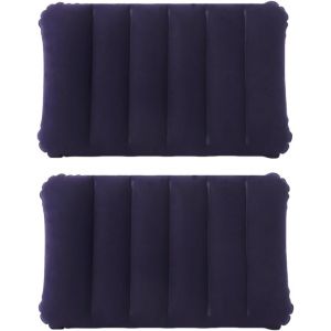 2 Pi&egrave;ces Oreillers Gonflables, Coussin De Voyage, Voyage Accessoires, Oreiller Gonflable, Oreillers Ultra L&eacute;gers R&eacute;sistants &Agrave; L'eau, Parfaits Pour Les Voyages/Camping/Plein Air/P&ecirc;che - Neuf