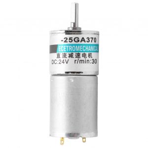 XYONG Moteur a engrenages CC Micro basse vitesse CW CCW aimant permanent Industrie automatisee 24 V XD-25GA 370 30 tr/min - Neuf