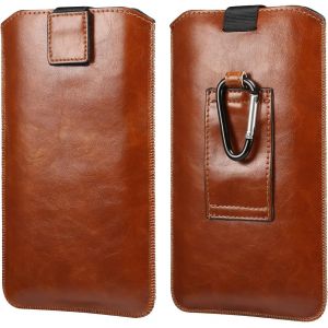 KALANKA-Étui de Ceinture Universel en Cuir pour téléphone Portable - Étanche - pour téléphone Portable - avec Clip - Compatible avec iPhone 14/13 Pro Max/13/12Mini - Neuf