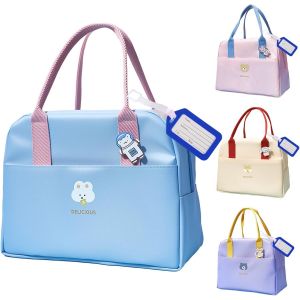 Sac Isotherme Repas Enfant Fille, Sac À Lunch Isolé, Panier Repas Enfant, Mini Sac Isotherme Repas, Sac Lunch Femme Multipurpose, Pour Le Transport De Nourriture (Licorne) - Neuf