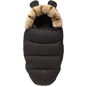 (Point) Universelle Poussette Footmuff, Confortable Pour Bébé Sac De Couchage, Chaud D'hiver Imperméable De Couverture Pour La Poussette, Landau, Poussette, Siège Auto, Lit Bébé - Neuf